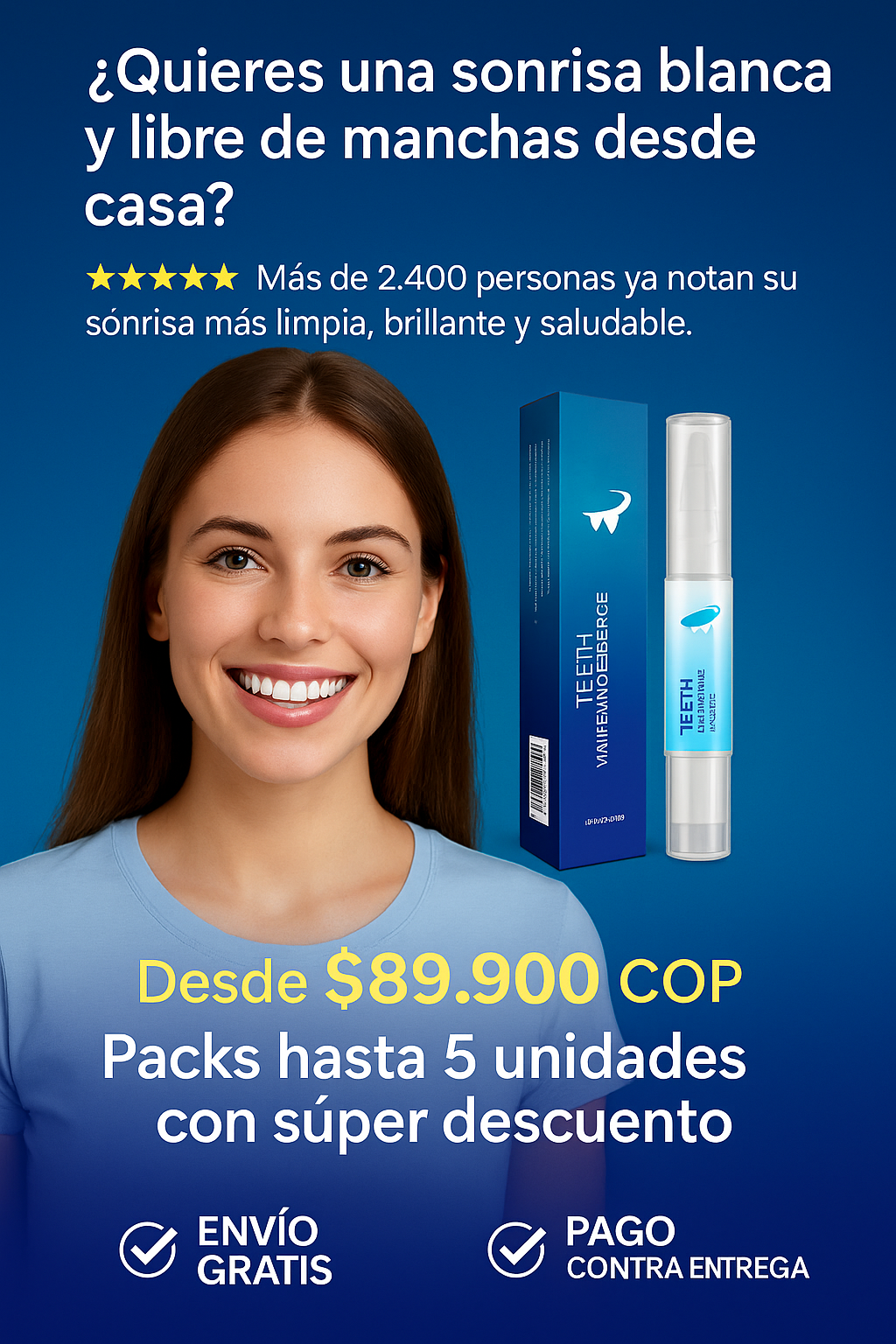 2X1 OFERTA | LÁPIZ BLANQUEADOR DE DIENTES STAINLIFT