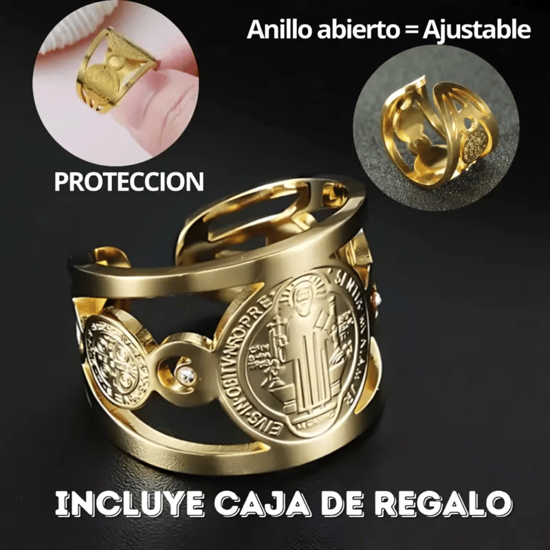 🛡️✨ ANILLO PROTECTOR DE SAN BENITO ✨🛡️