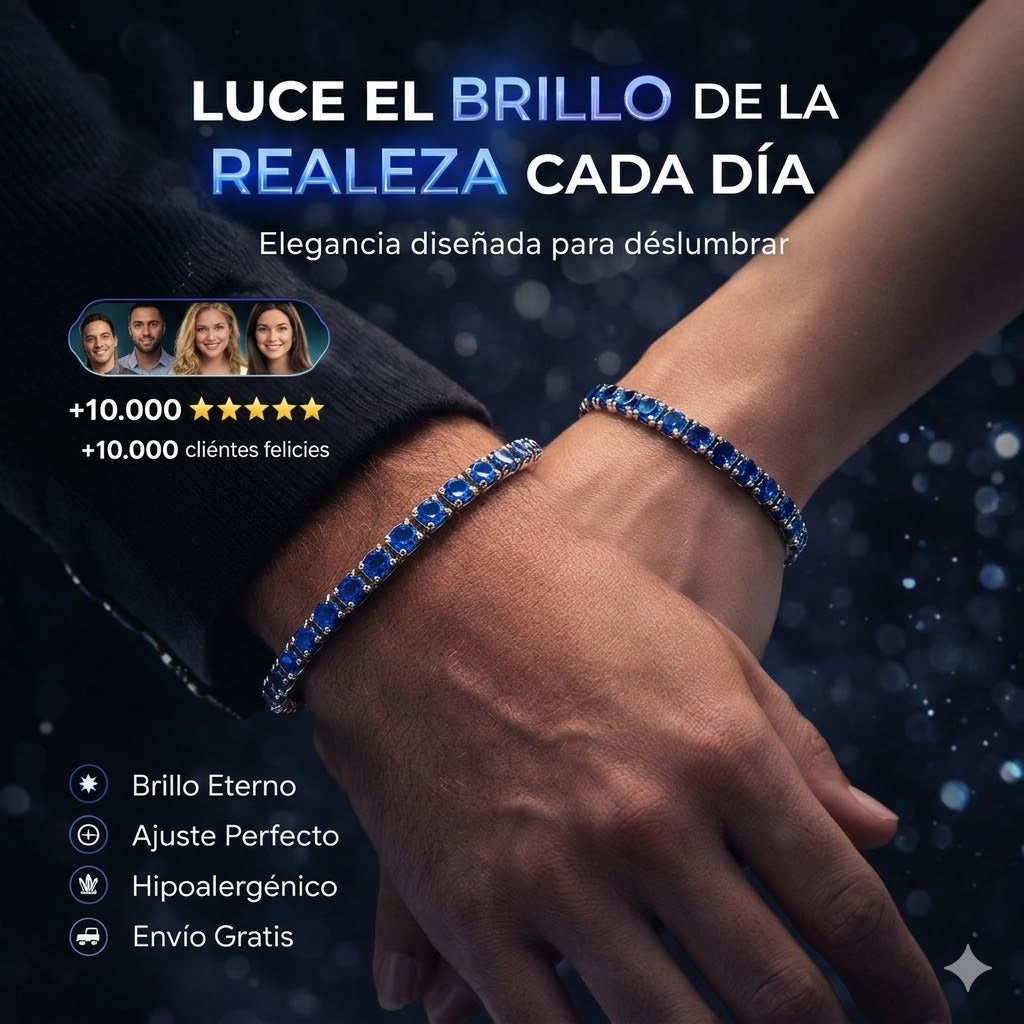 💙 PULSERA ZAFIRO PREMIUM 💎 ✨ SE VE COMO JOYA DE LUJO… SIN PAGAR DE MÁS 💫