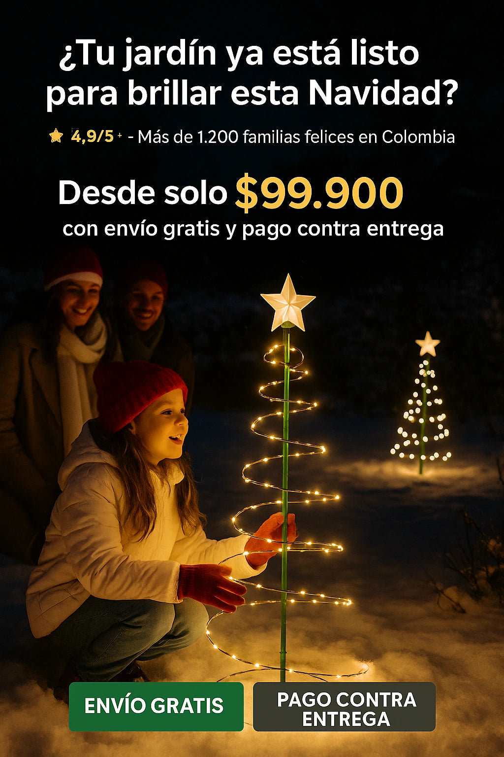 ARBOLITO MÁGICO SOLAR 🎄☀️ “Tu arbolito brillante, sin pagar luz”🎅