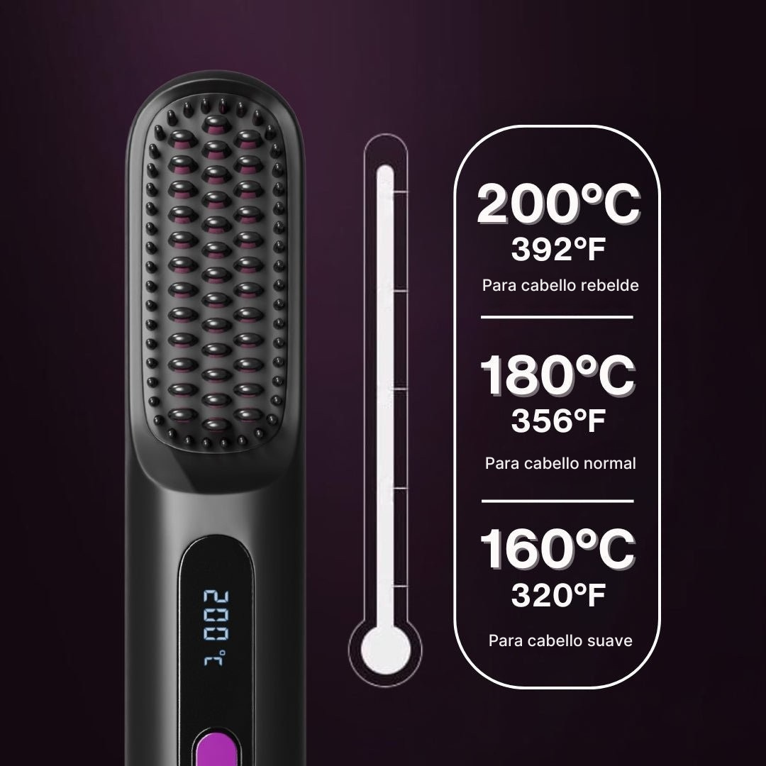 🔥✨ CEPILLO ALISADOR INALÁMBRICO 3D™ ✨🔥