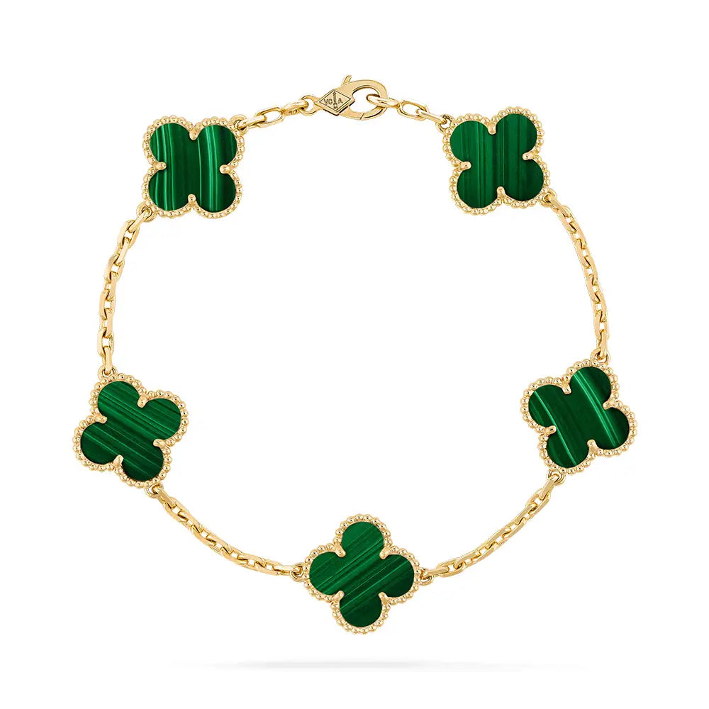 🍀✨ PULSERA TRÉBOL VAN CLEEF® RODINADA UNISEX ✨🍀 🎁 PROMO 2X1 + CAJA DE REGALO 🎁