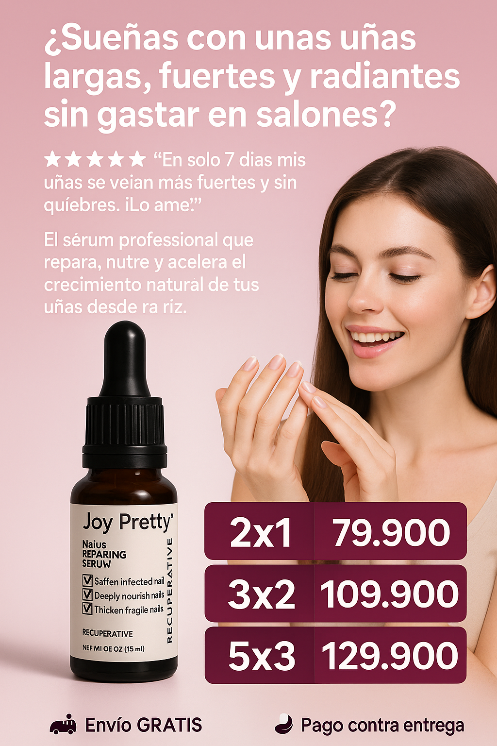 💎✨ SUERO REPARADOR DE UÑAS - NAIL GROWTH 💅