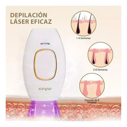 DEPILADORA LÁSER IPL PROFESIONAL PARA RESULTADOS DURADEROS ✨💆‍♀️🔋