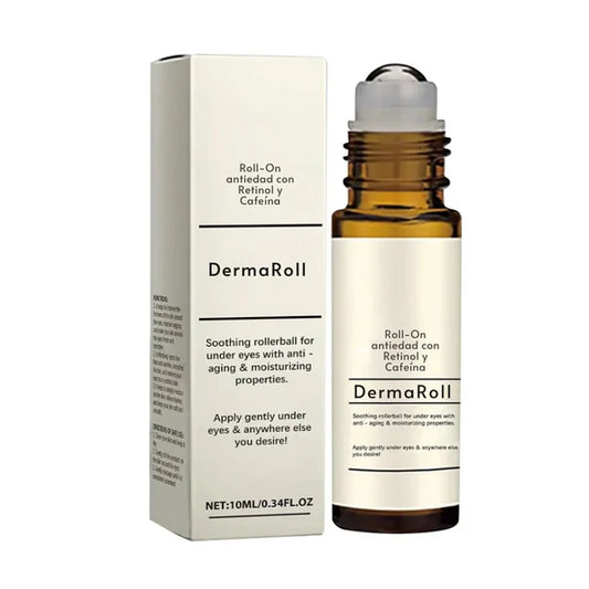 ✨ 2X1 DERMAROLL | ROLL-ON ANTIEDAD CON RETINOL Y CAFEÍNA 💛⚡