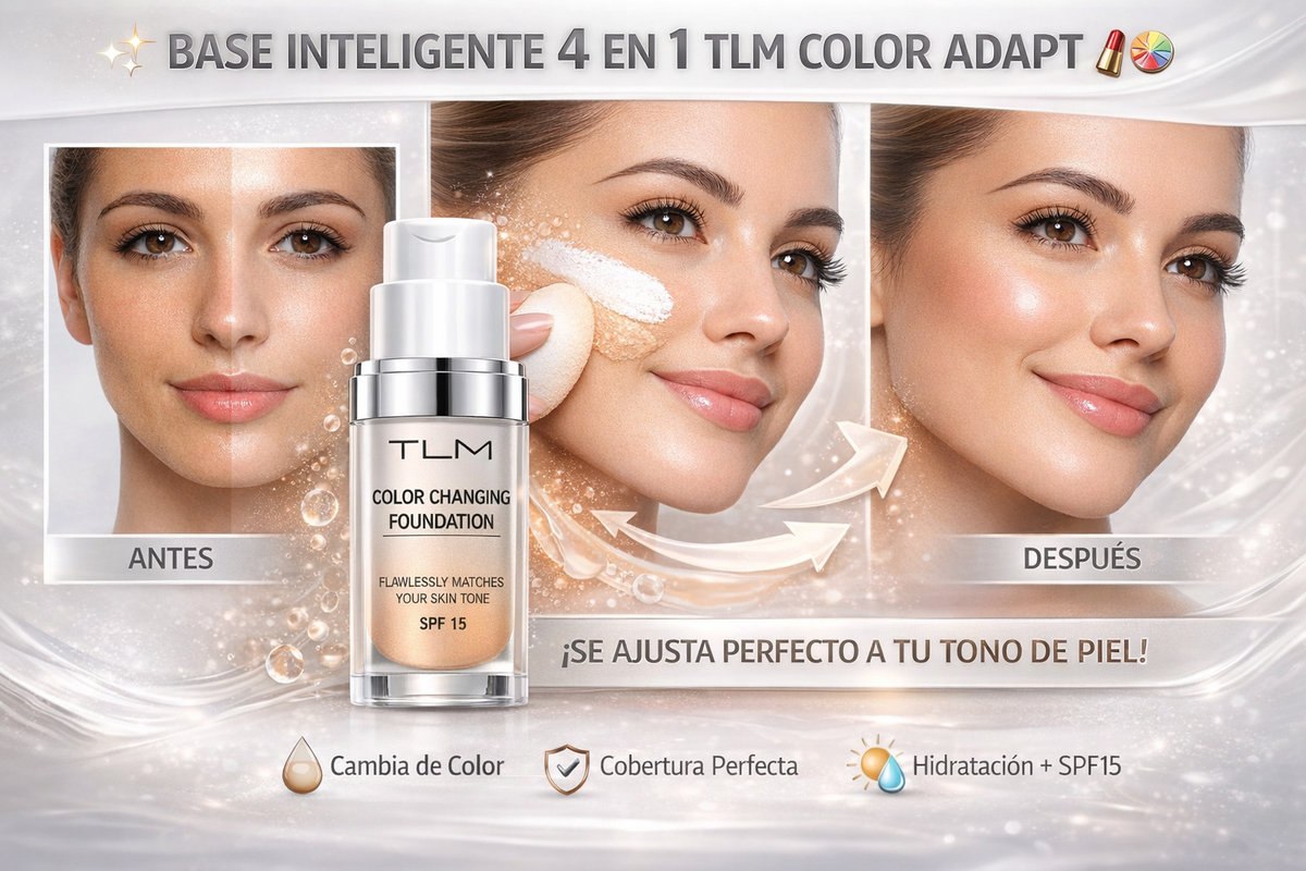 ✨ BASE INTELIGENTE 4 EN 1 TLM COLOR ADAPT 💄🎨