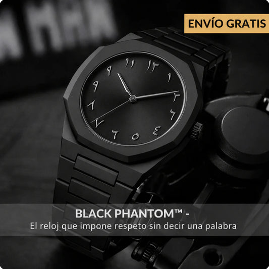 BLACK PHANTOM™ — El reloj que impone respeto sin decir una palabra