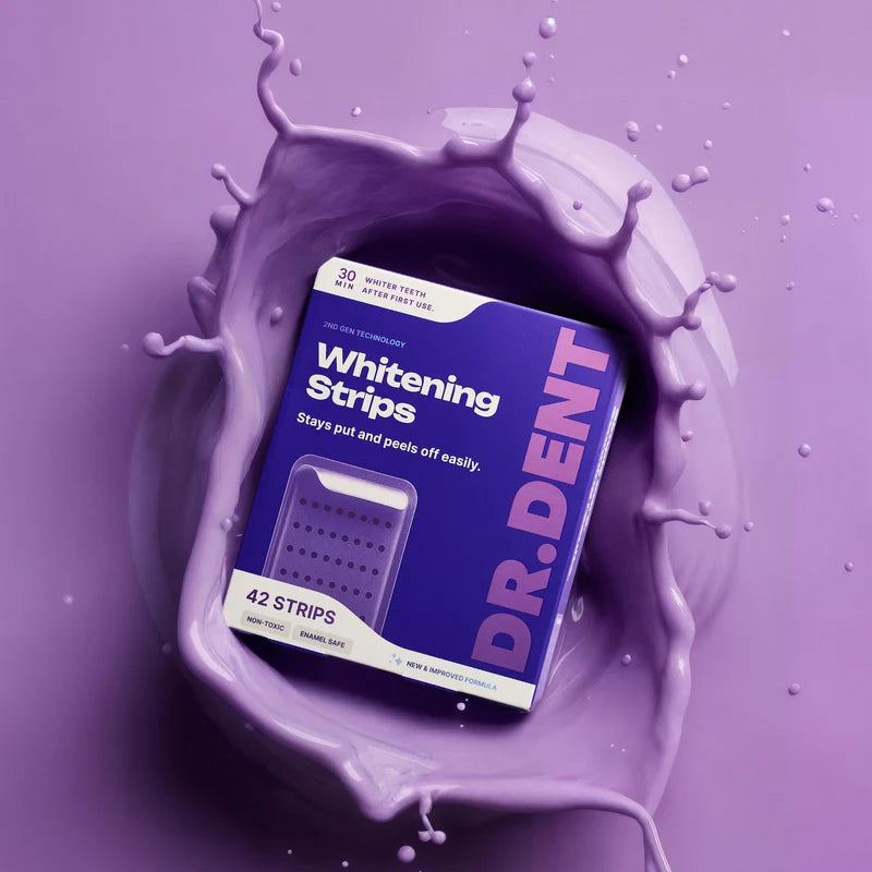 🦷✨ TIRAS BLANQUEADORAS DENTALES DR.DENT – WHITENING STRIPS ✨😁
