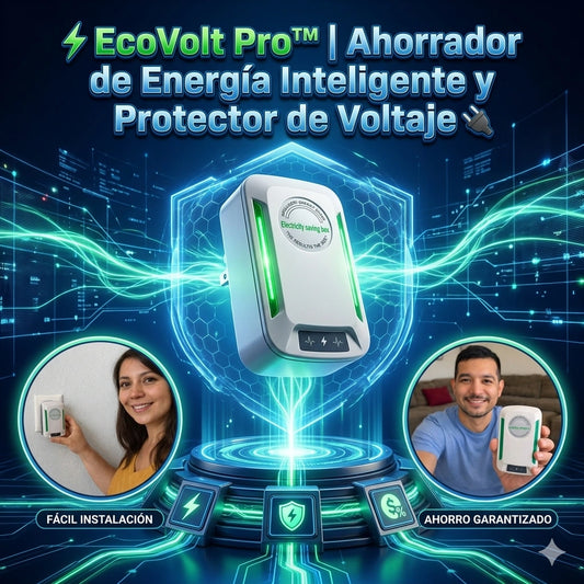 ⚡ EcoVolt Pro™ | Ahorrador de Energía Inteligente y Protector de Voltaje 🔌