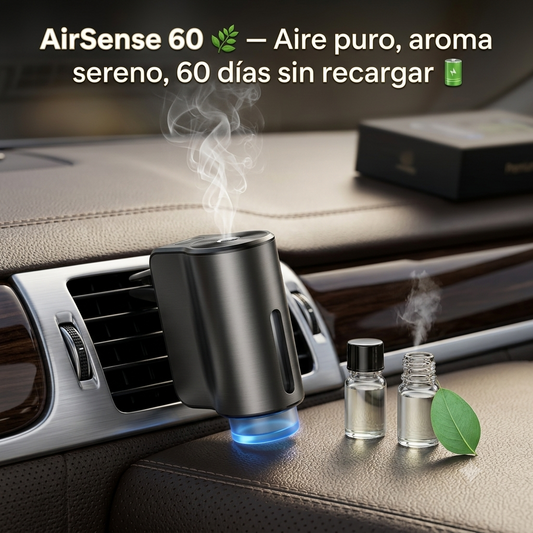 AirSense 60 🌿 — Aire puro, aroma sereno, 60 días sin recargar 🔋