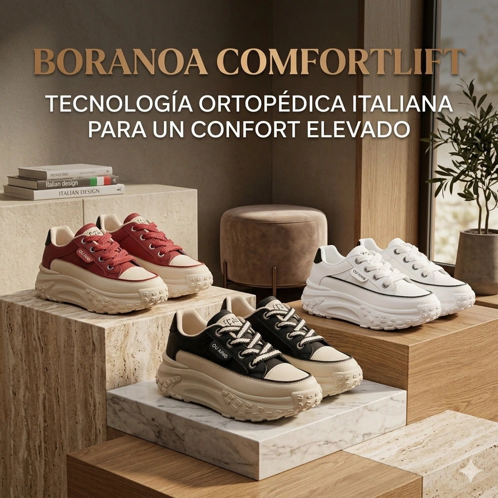 BORANOA COMFORTLIFT - TECNOLOGÍA ORTOPÉDICA ITALIANA PARA UN CONFORT ELEVADO 👟✨