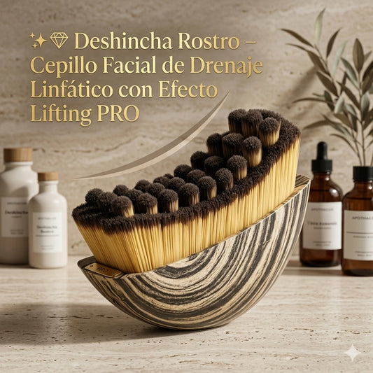 ✨💎 Deshincha Rostro – Cepillo Facial de Drenaje Linfático con Efecto Lifting PRO