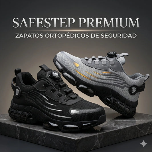 🛡️ SAFESTEP PREMIUM – ZAPATOS ORTOPÉDICOS DE SEGURIDAD 👟⏐ Protección total, confort sin esfuerzo y estilo moderno para profesionales que no se detienen.