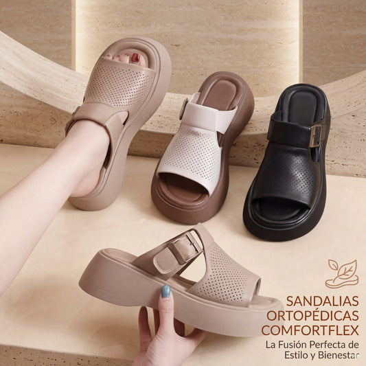 👣 SANDALIAS ORTOPÉDICAS COMFORTFLEX 💙