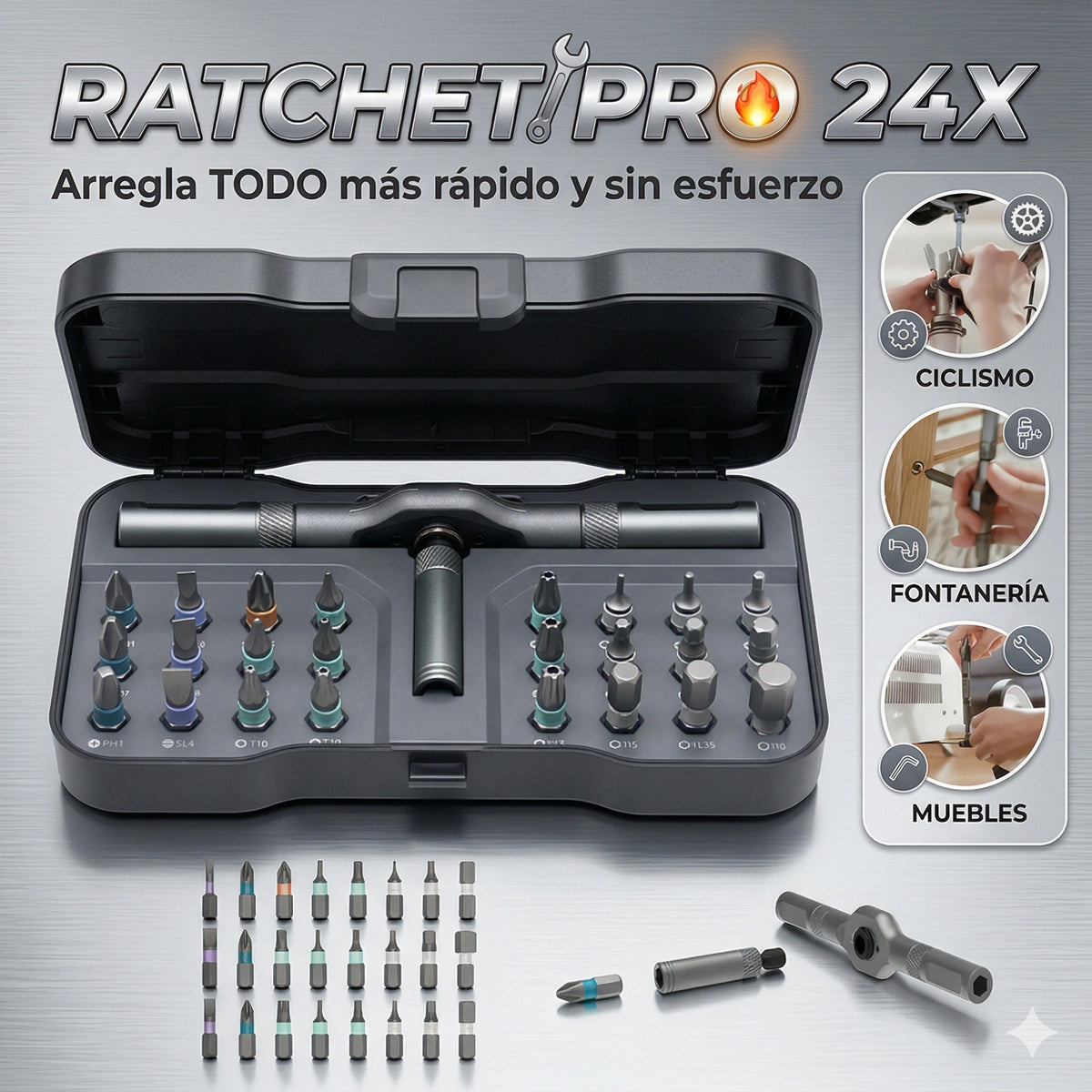 RATCHET PRO 24X 🔧🔥 | Arregla TODO más rápido y sin esfuerzo