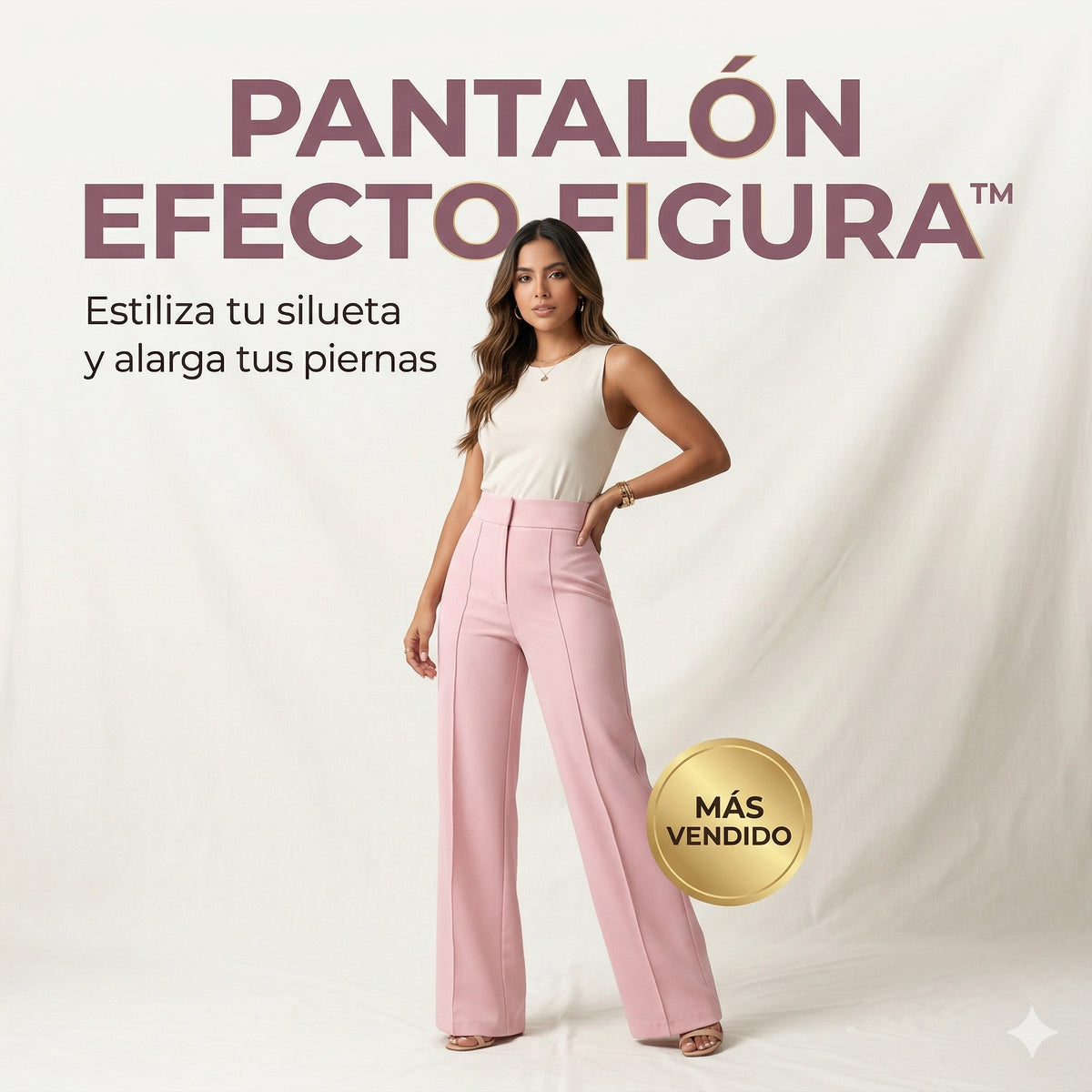PANTALÓN RECTO EFECTO FIGURA™👖💎Estiliza tu silueta, alarga tus piernas y siéntete cómoda todo el día💎