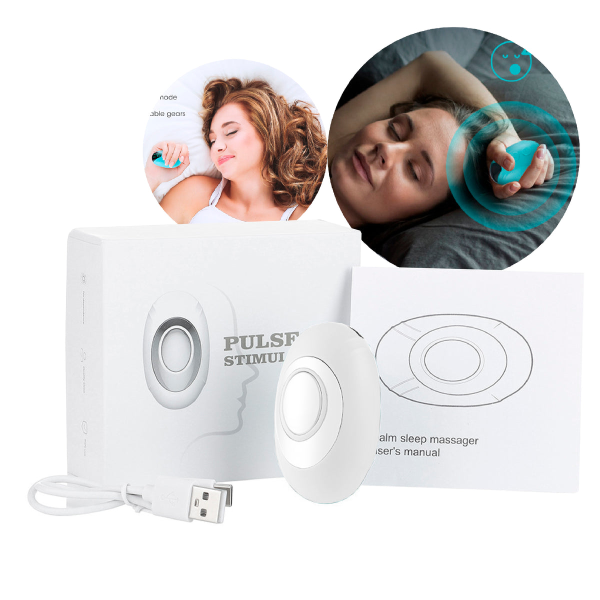 NeuroCalm HY40™ | 😌🌙 Aparato Portátil Para Ansiedad y Sueño Reparador 💤